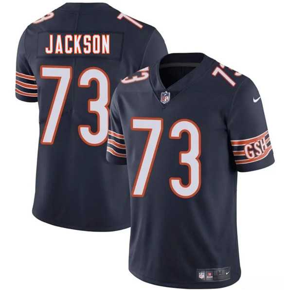 Men & Women & Youth Chicago Bears #73 Jonah Jackson Navy 2025 Vapor Stitched Jersey,We sell and wholesale Men & Women & Youth Chicago Bears #73 Jonah Jackson Navy 2025 Vapor Stitched Jersey on line form chian!